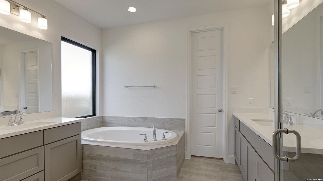 Furnished interior view inside a new home in Ladera, San Antonio (Image 7). Furnished interior view inside a new home in Ladera, San Antonio (Image 7).