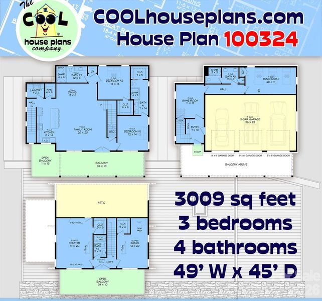 Conceptual floor plan