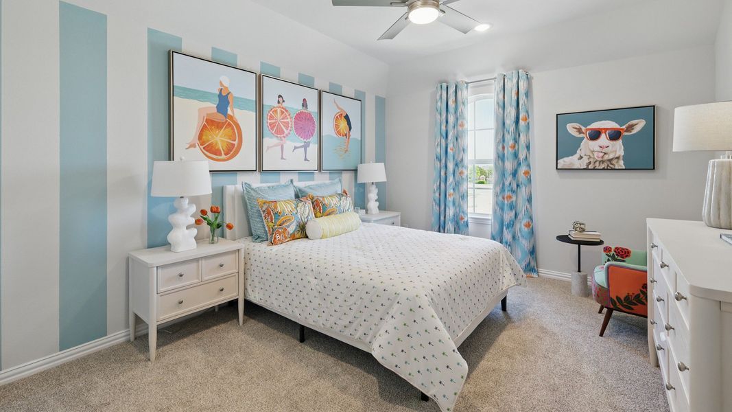 Representative furnished interior of a home built from the Rosewood by Brightland Homes in Green Oaks Preserve, Arlington (Image 18).