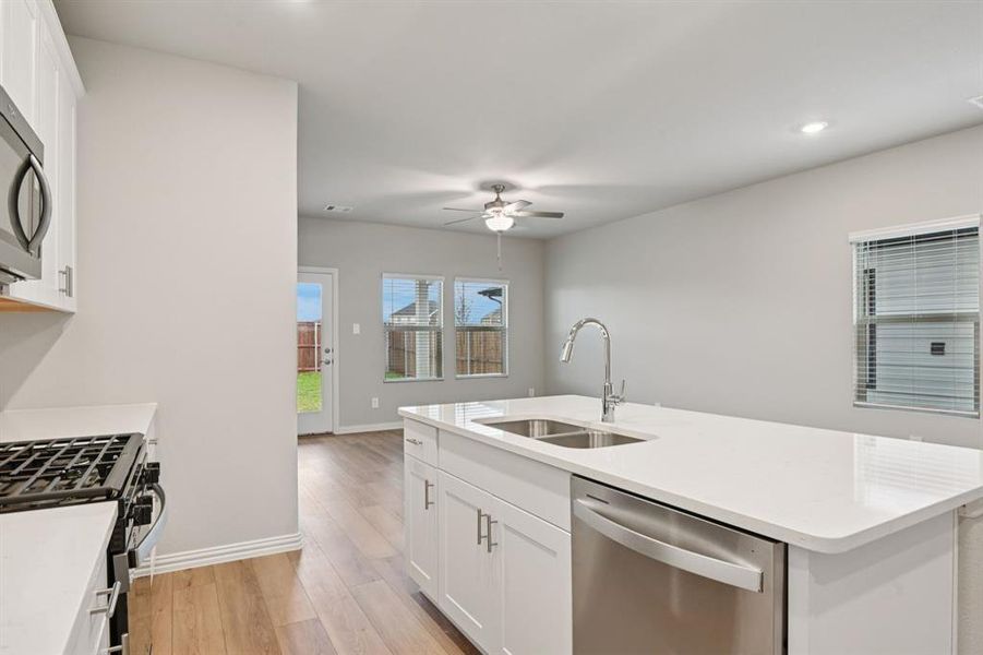 Furnished interior view inside a new home in Lakehaven - Spring Series, Farmersville (Image 12).