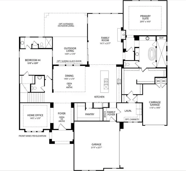 2D floor plan layout of this home in Hilltop Ranch, Leander, TX (Image 2). 2D floor plan layout of this home in Hilltop Ranch, Leander, TX (Image 2).