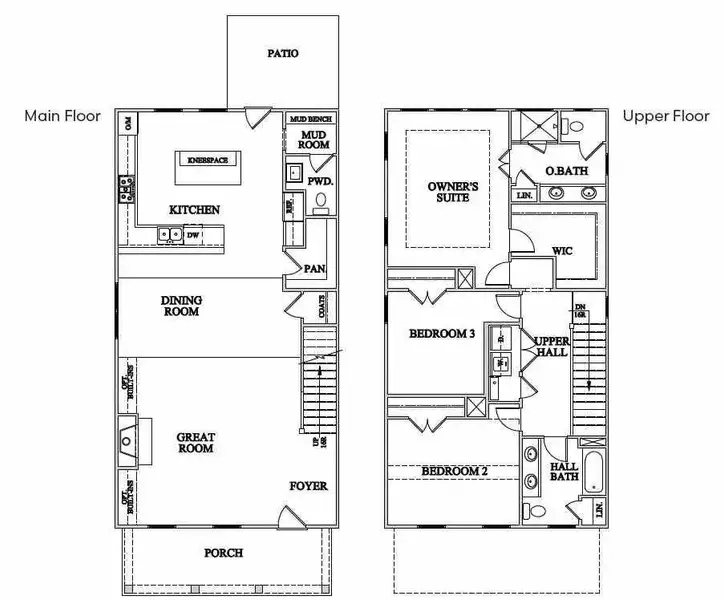 2D floor plan layout of this home in , Athens, GA (Image 5).