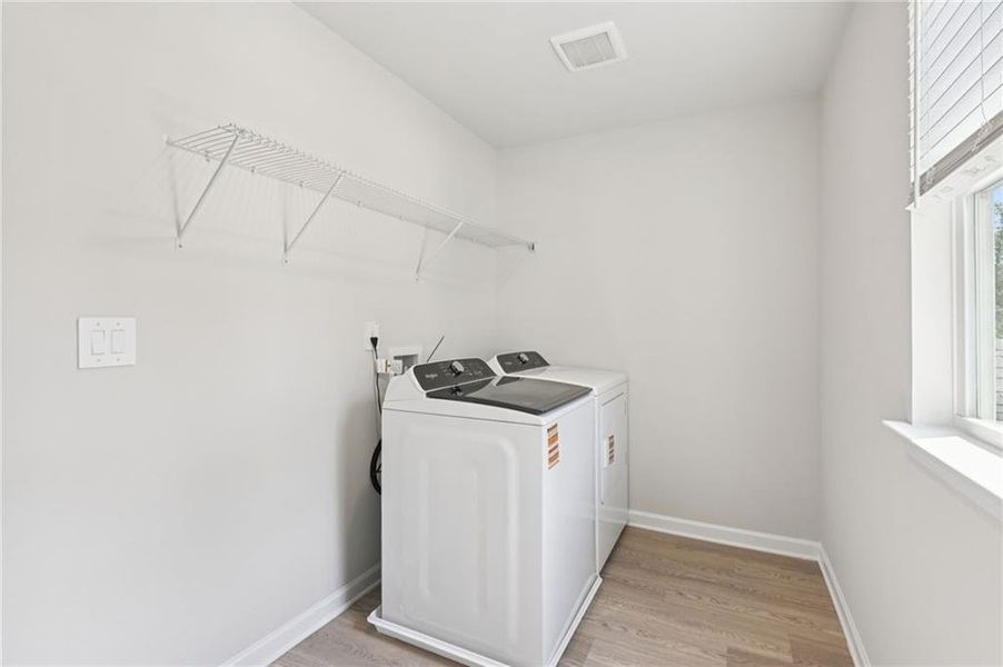 Furnished interior view inside a new home in The Oaks at Dawson, Dawsonville (Image 7).