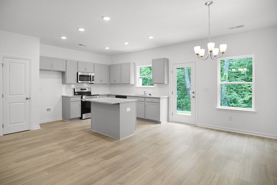 Furnished interior view inside a new home in Ironhorse, Dickson (Image 4).