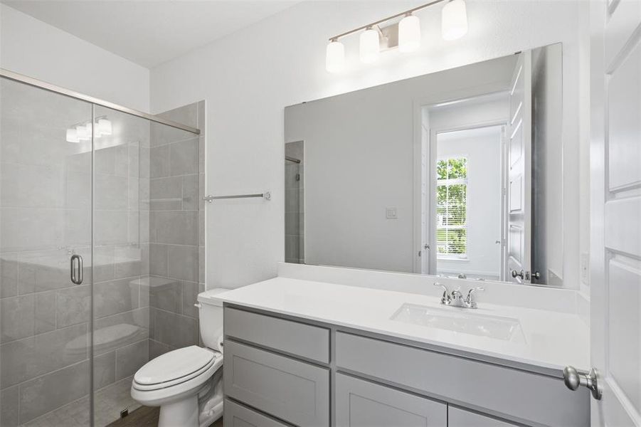 Furnished interior view inside a new home in Devonshire, Forney (Image 10).