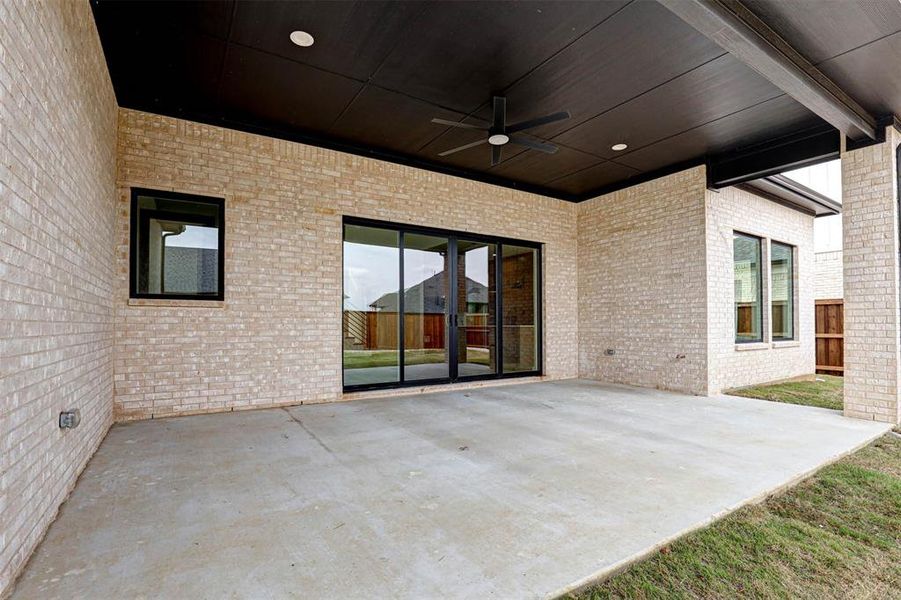 Exterior details and patio area of a home in , Keller (Image 3).