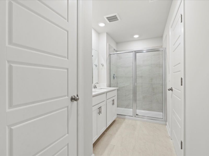 Furnished interior view inside a new home in Avalon Townes, Lyman (Image 8).