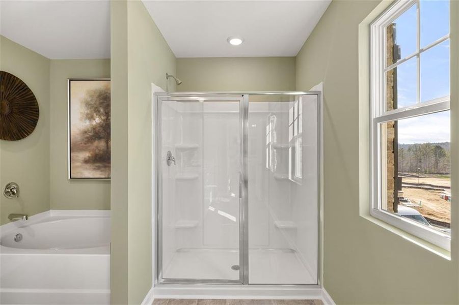 Furnished interior view inside a new home in Jackson Landing, Jefferson (Image 11). Furnished interior view inside a new home in Jackson Landing, Jefferson (Image 11).