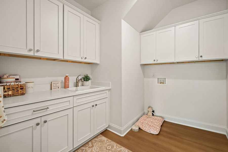 Representative furnished interior of a home built from the The Cedarwood by Windsong Properties in Echols Farm, Hiram (Image 16).