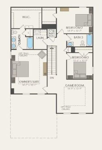 Pulte Homes, Mesilla floor plan