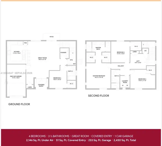 2D floor plan layout of this home in , Miami, FL (Image 1). 2D floor plan layout of this home in , Miami, FL (Image 1).