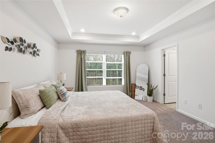 Furnished interior view inside a new home in , Monroe (Image 11).