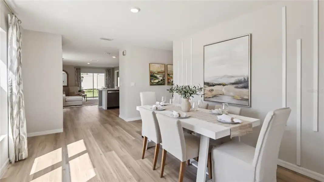 Furnished interior view inside a new home in Sandal Key, Weeki Wachee (Image 6).