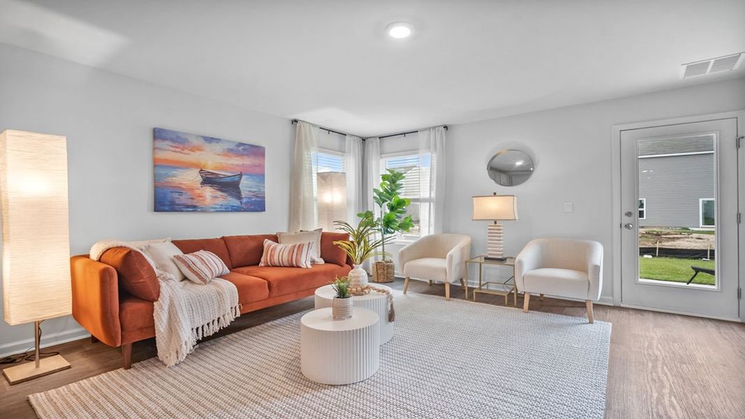 Representative furnished interior of a home built from the Sullivan by D.R. Horton in Rice Hope, Port Wentworth (Image 10).