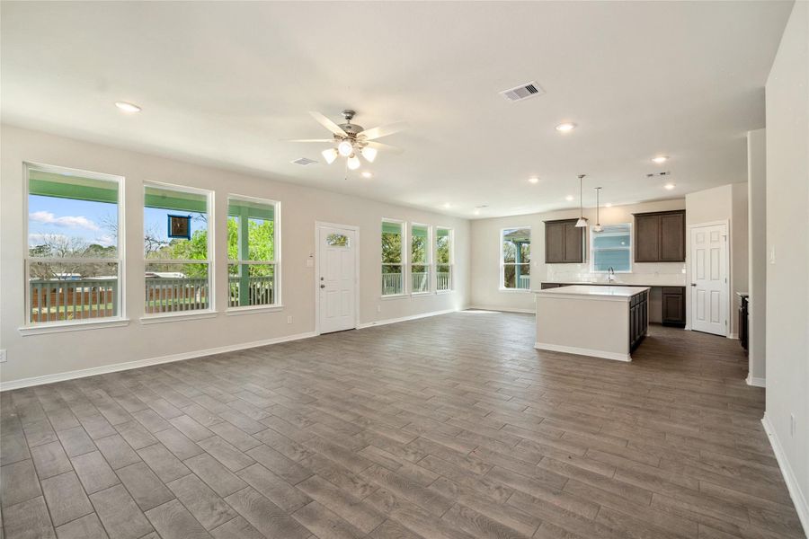Spacious, unfurnished interior of a new home in , La Porte (Image 18). Spacious, unfurnished interior of a new home in , La Porte (Image 18).