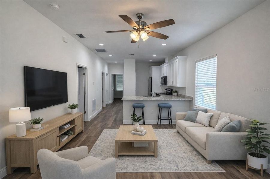 Furnished interior view inside a new home in , Sanford (Image 11).