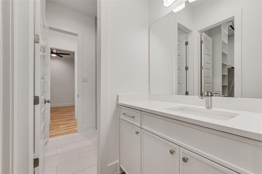 Furnished interior view inside a new home in , Dallas (Image 13).