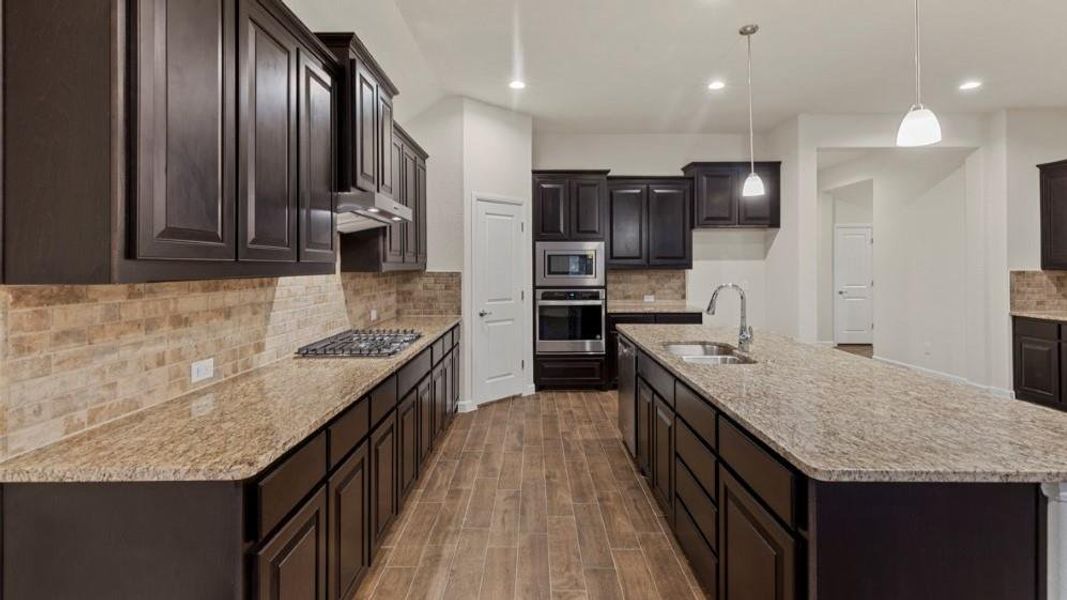 Furnished interior view inside a new home in Lakeview Pointe, Grand Prairie (Image 9).