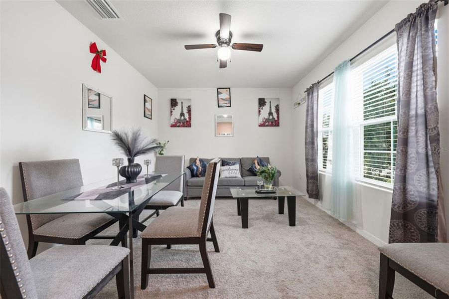 Furnished interior view inside a new home in Lake Diamond, Ocala (Image 17).