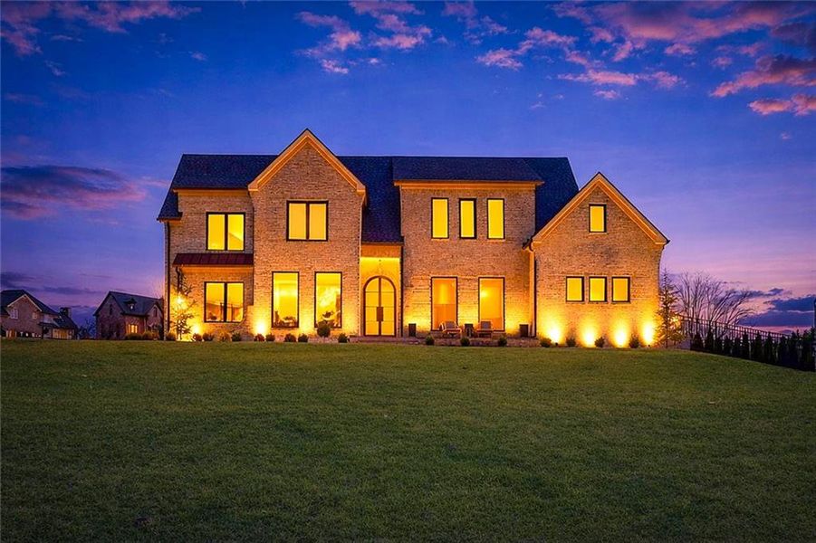 Front exterior of a new home in , Hoschton, GA, highlighting curb appeal (Image 26).