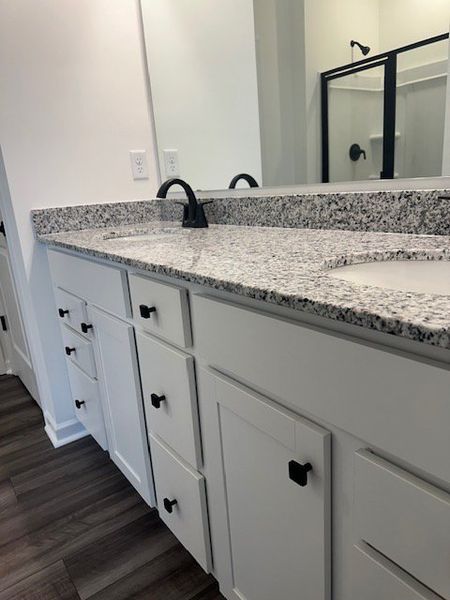 Close-up of interior finishes inside a home in Providence Station at Trolley Run, Aiken (Image 17).