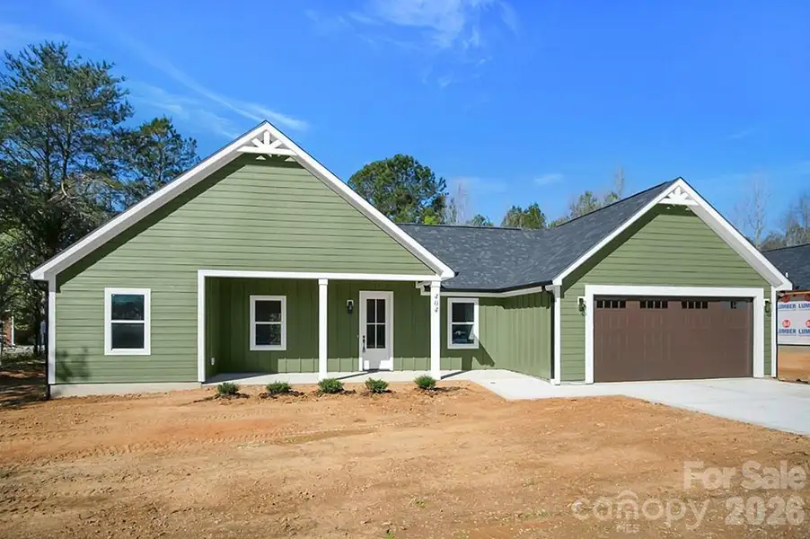 Front exterior of a new home in , Cherryville, NC, highlighting curb appeal (Image 2). Front exterior of a new home in , Cherryville, NC, highlighting curb appeal (Image 2).