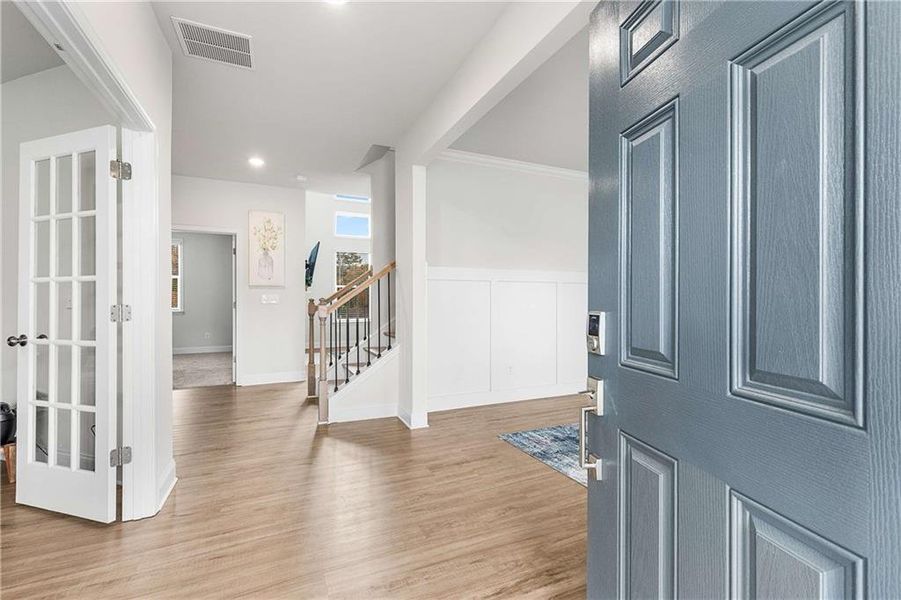 Spacious, unfurnished interior of a new home in Carmichael Farms, Canton (Image 46).