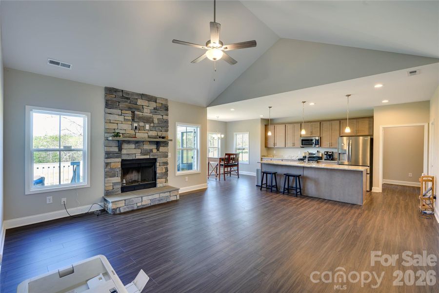 Furnished interior view inside a new home in , Bostic (Image 14).