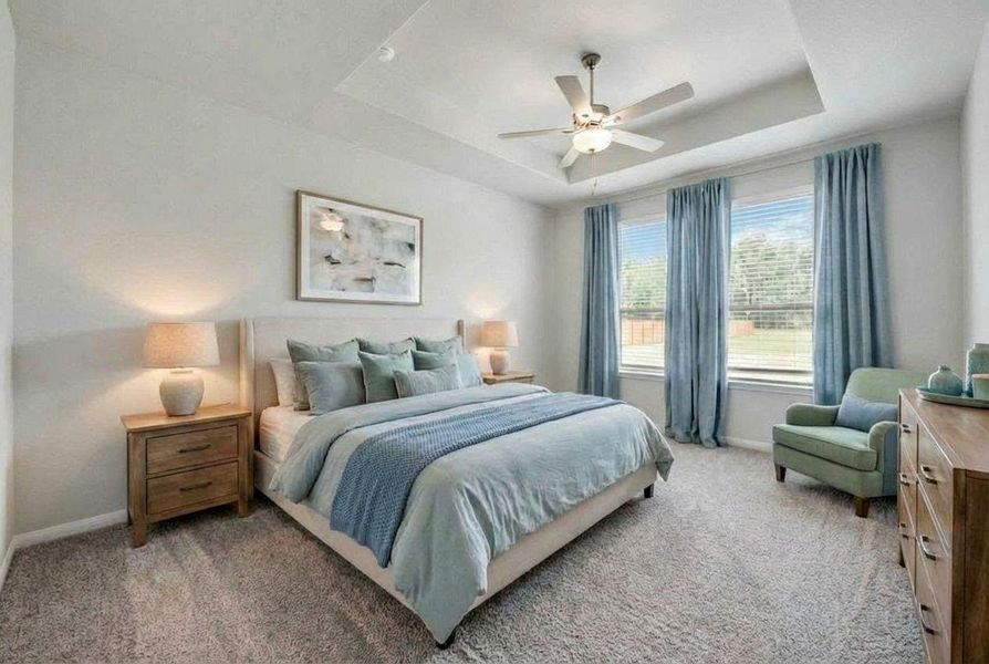 Virtual staged photo of home