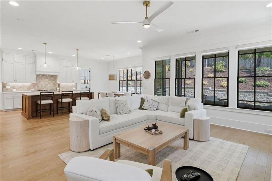 Furnished interior view inside a new home in Malone's Pond, Ball Ground (Image 11).