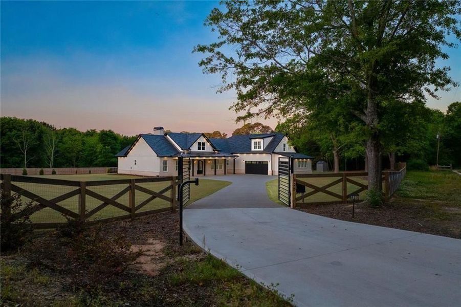 Front exterior of a new home in , Bethlehem, GA, highlighting curb appeal (Image 23).