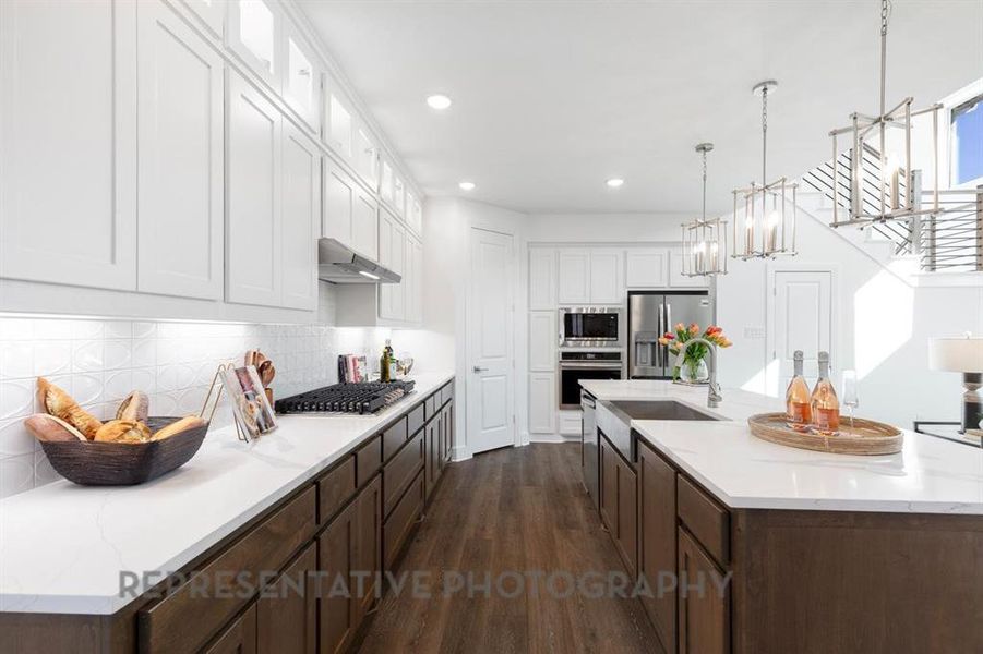 Furnished interior view inside a new home in Aster Park: 40ft. lots, McKinney (Image 31).