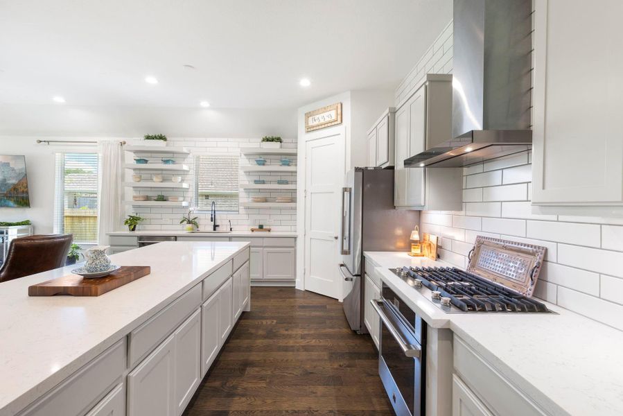 Furnished interior view inside a new home in Water Crest on Lake Conroe - LAKE FRONT, Conroe (Image 5). Furnished interior view inside a new home in Water Crest on Lake Conroe - LAKE FRONT, Conroe (Image 5).