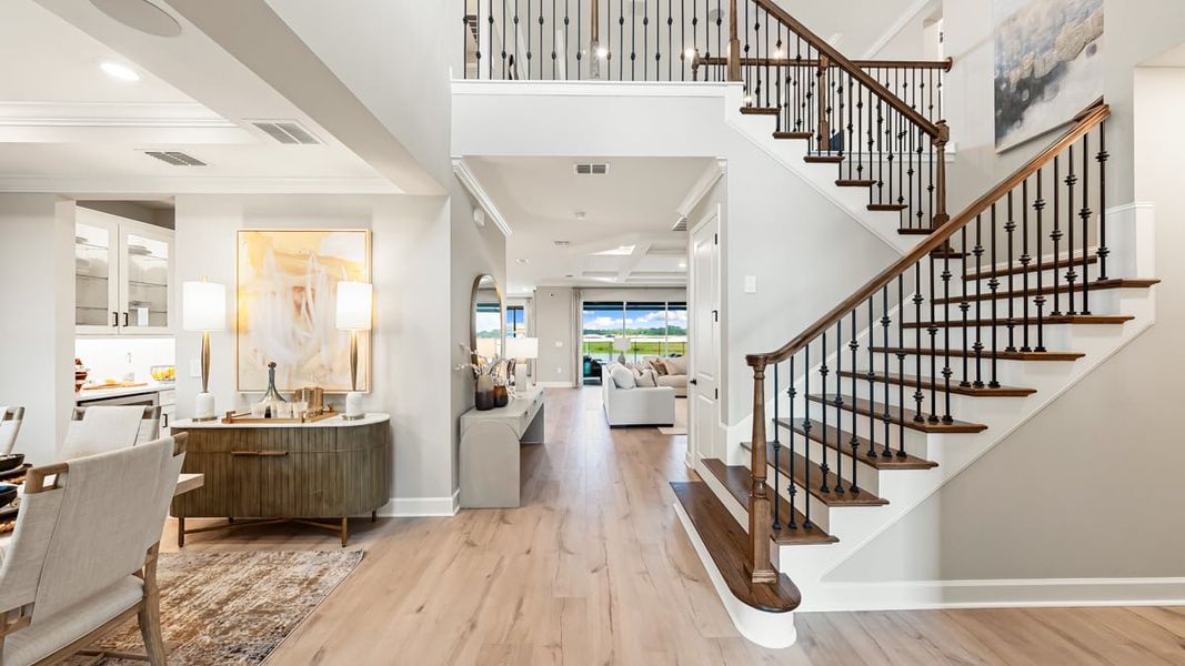 Furnished interior view inside a new home in Windward Preserve, Cocoa (Image 8).