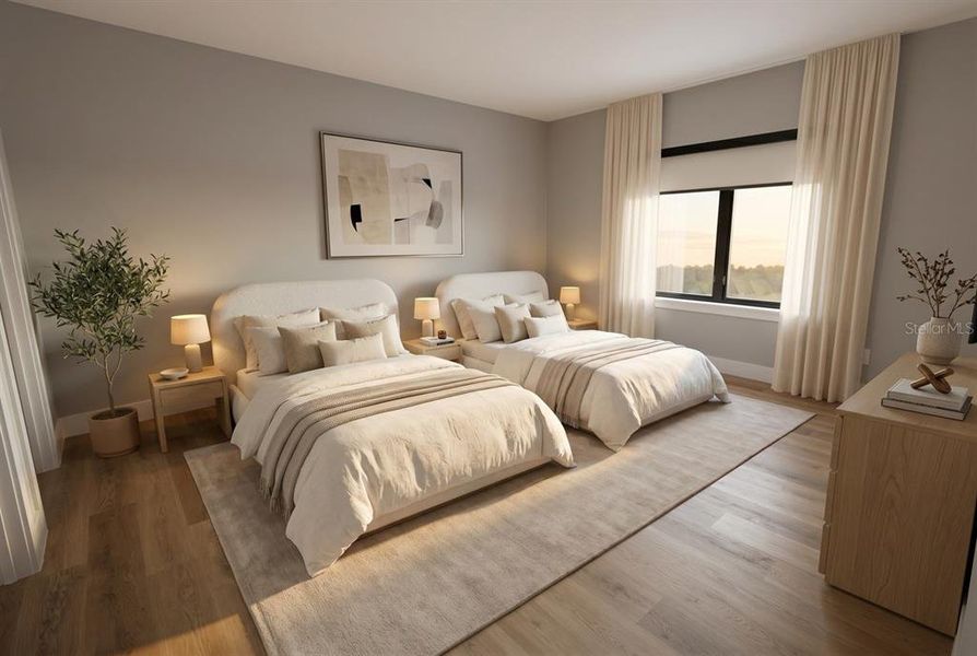 Furnished interior view inside a new home in Bella Collina, Montverde (Image 26).