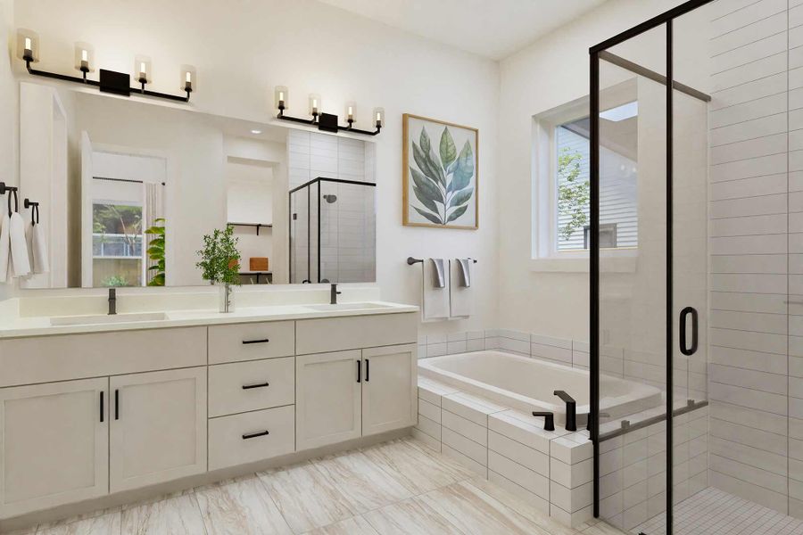 The Conroe - Owner's Bath The Conroe - Owner's Bath