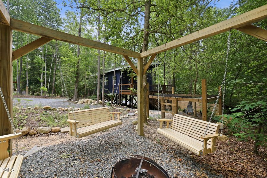 Full Bloom Swing Set