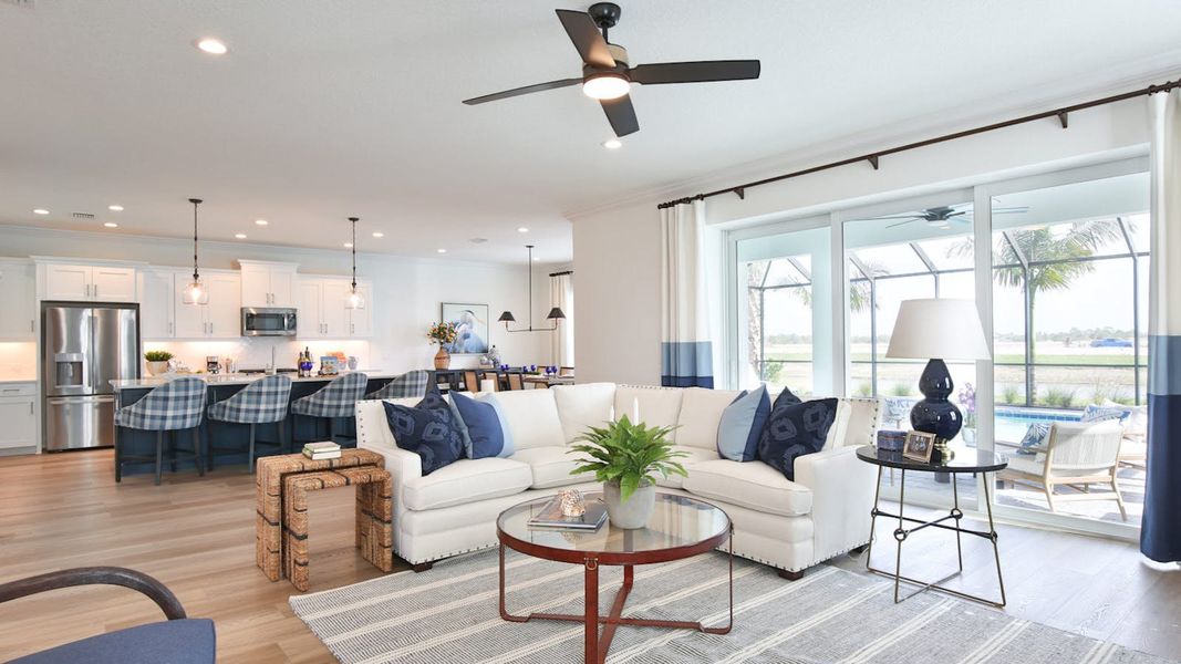 Furnished interior view inside a new home in Palm Grove, Lakewood Ranch (Image 63).