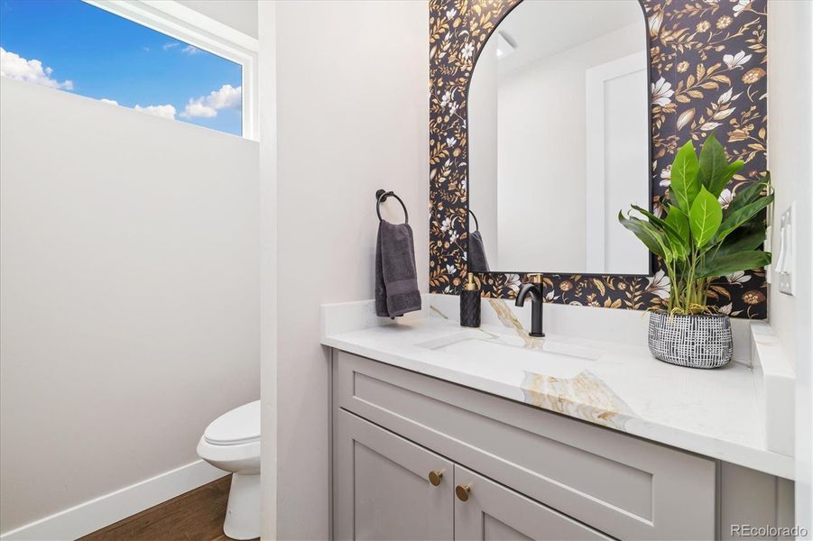 Furnished interior view inside a new home in , Denver (Image 36).