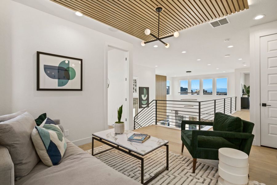 Representative furnished interior of a home built from the 4 by Trumark Homes in RainDance, Windsor (Image 32).
