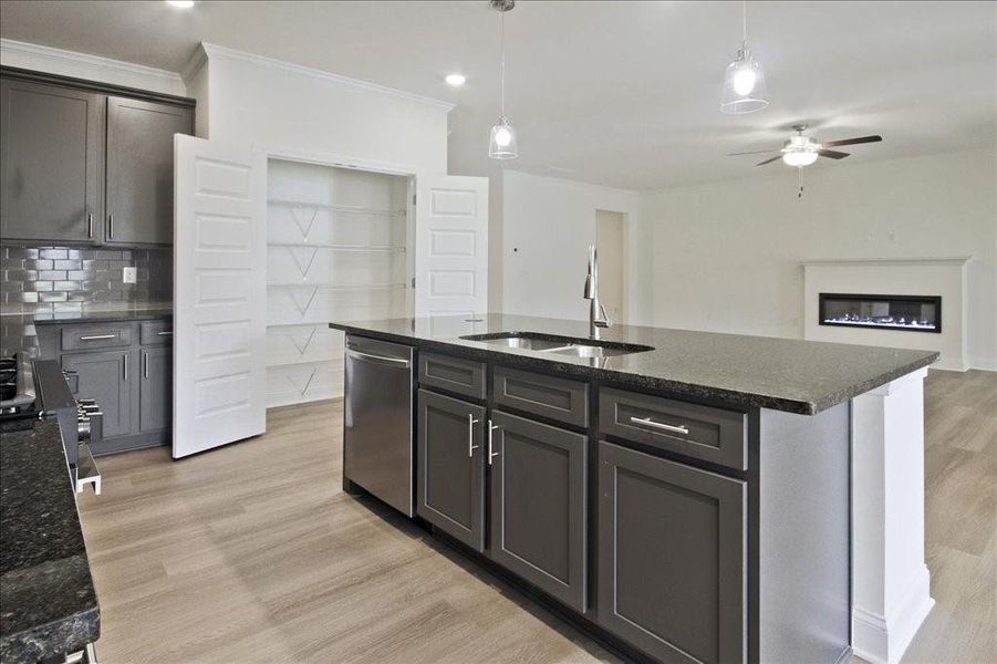 Furnished interior view inside a new home in Cooper's Walk, Loganville (Image 7).