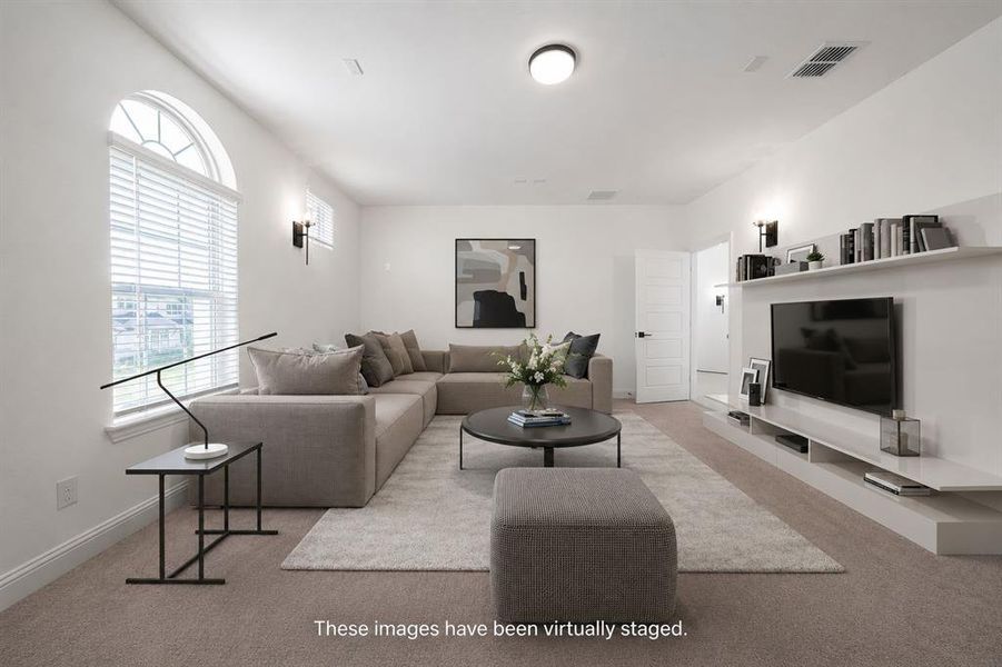 Furnished interior view inside a new home in , Frisco (Image 27).