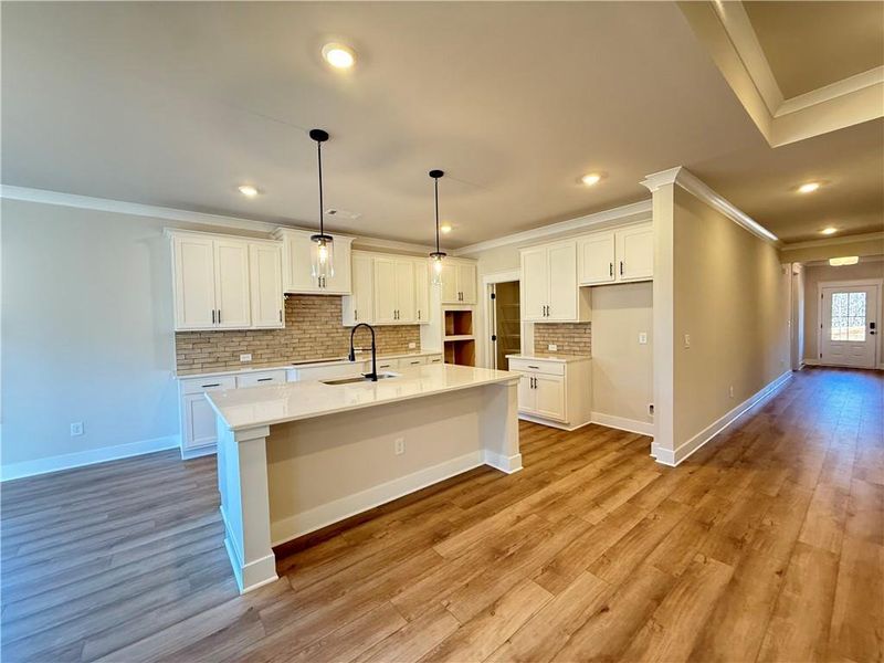 Furnished interior view inside a new home in Ponderosa Farms Manor, Gainesville (Image 16).
