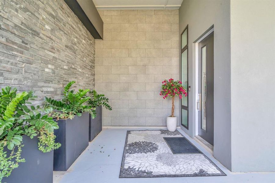 Entrance to property