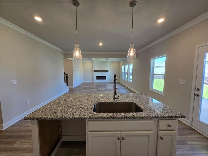 Furnished interior view inside a new home in Enclave at Logan Point, Loganville (Image 6).