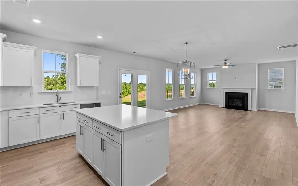 Furnished interior view inside a new home in Fieldstone, Lexington (Image 12).
