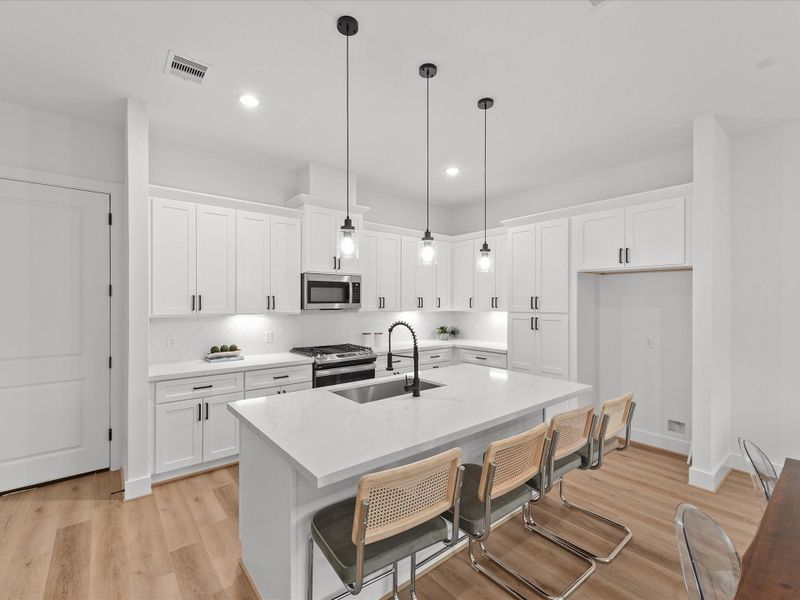 Furnished interior view inside a new home in , Houston (Image 6). Furnished interior view inside a new home in , Houston (Image 6).