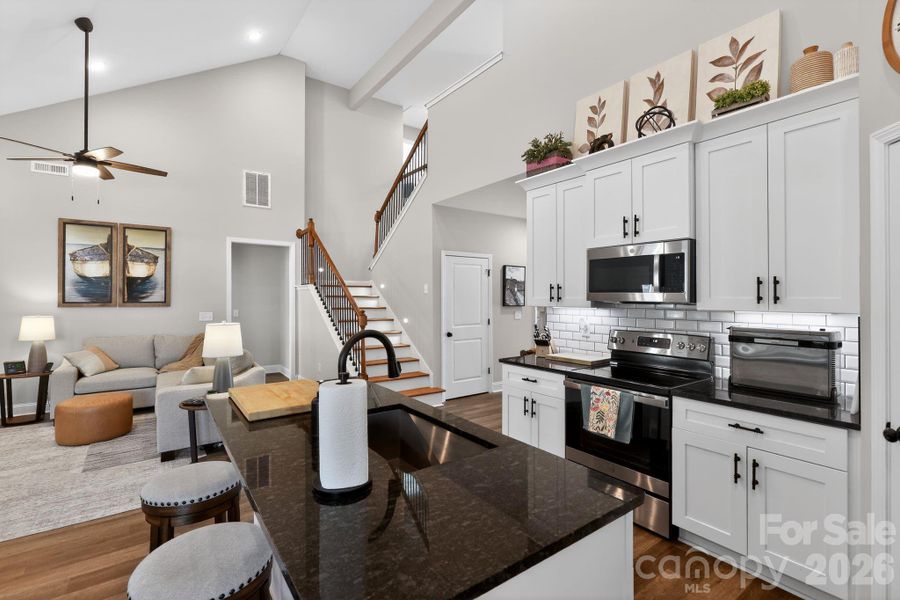 Furnished interior view inside a new home in , Ninety Six (Image 11).