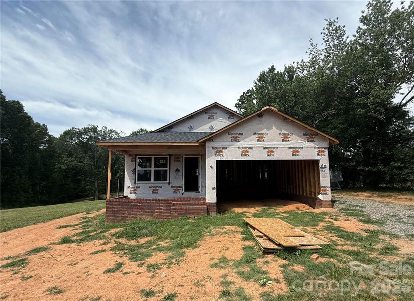In-progress construction of a new home in , Statesville, NC (Image 6).