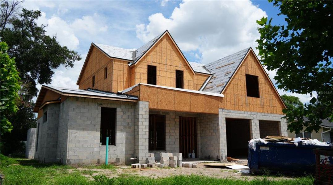 In-progress construction of a new home in , Winter Park, FL (Image 6). In-progress construction of a new home in , Winter Park, FL (Image 6).